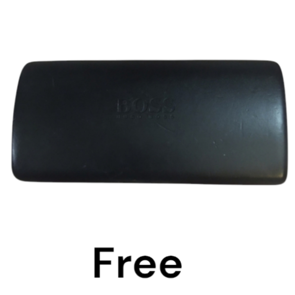 Free with purchase Hugo Boss eyeglass case.